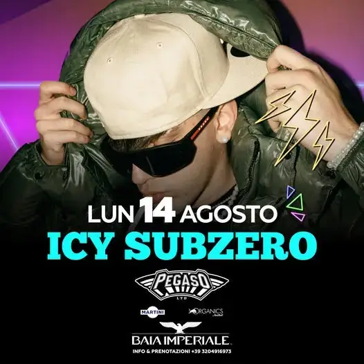 Icy Subzero Baia Imperiale Agosto Biglietti E Tavoli