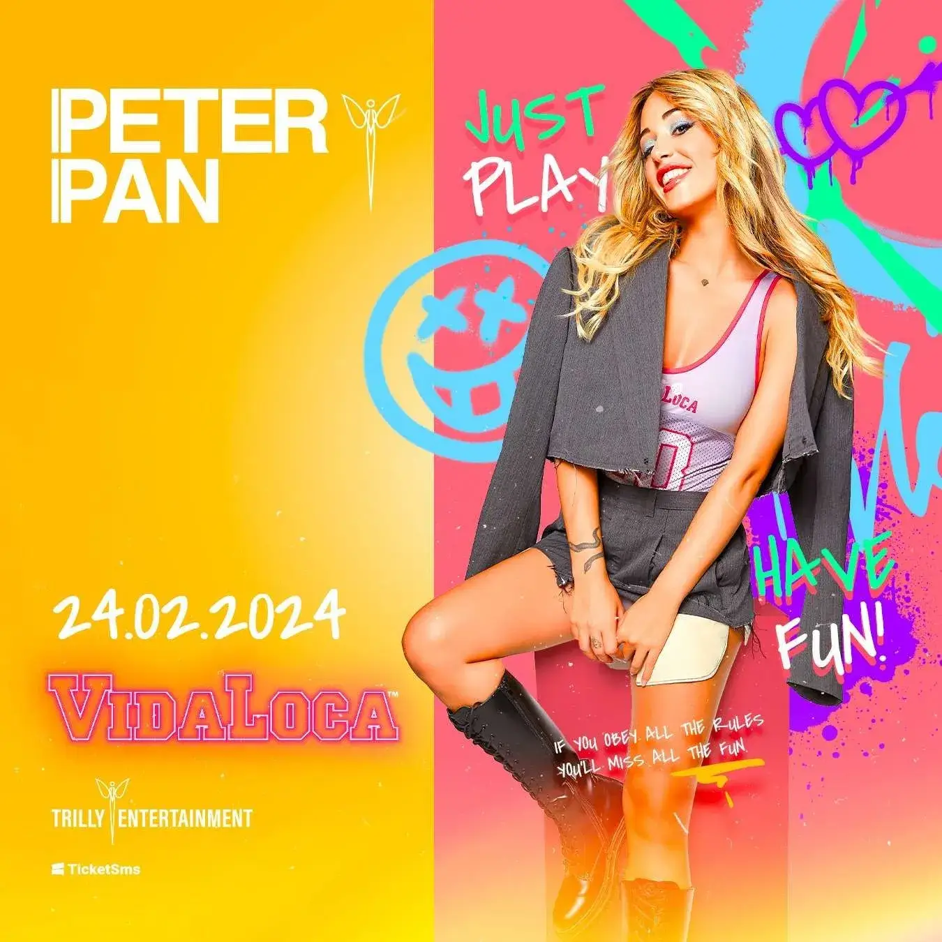 Vida Loca Peter Pan 24 Febbraio 2024 Biglietti E Tavoli