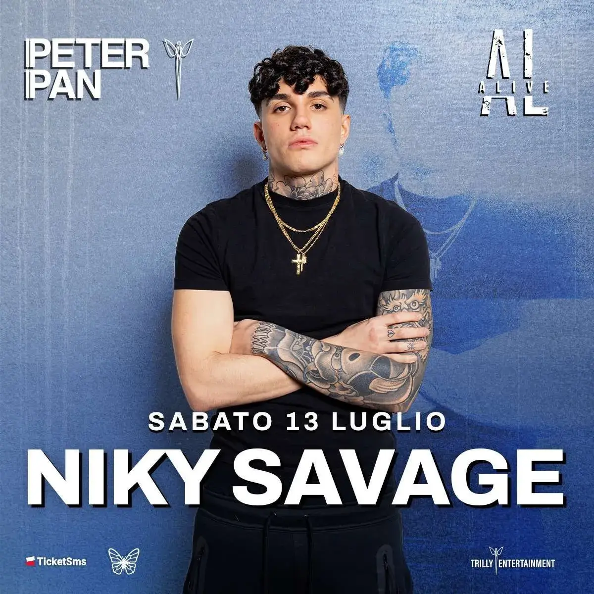 Niky Savage Peter Pan Luglio Biglietti E Tavoli