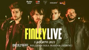 Tornano in Riviera i Finley. Super concerto live al Beky Bay Bellaria.