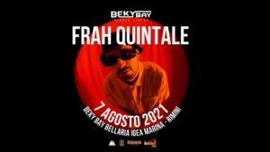 Fraj Quintale in concerto sulla spiaggia del Beky Bay