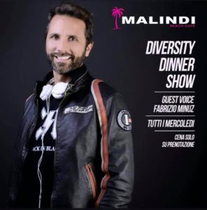 Tutti i mercoledì Diversity Dinner Show al Malindi Cattolica.