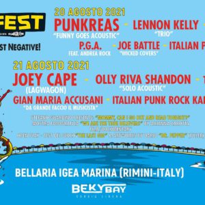 Beky Bay Bellaria Bay Fest,Joey Cape,Olly Riva shandon,Tony Sly,Gian Maria Accusani,Italian punk Rock Karaoke