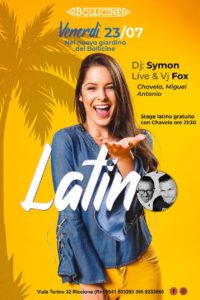Nuovo venerdì latino al Bollicine Riccione.