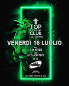 Venerdì di fuoco al Frontemare Rimini con Max Monti.