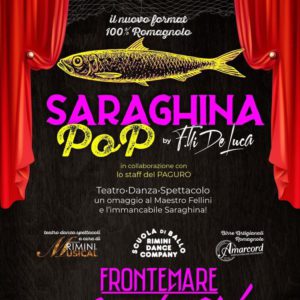 Saraghina Pop ti aspetta con un nuovo giovedì al Frontemare Rimini.