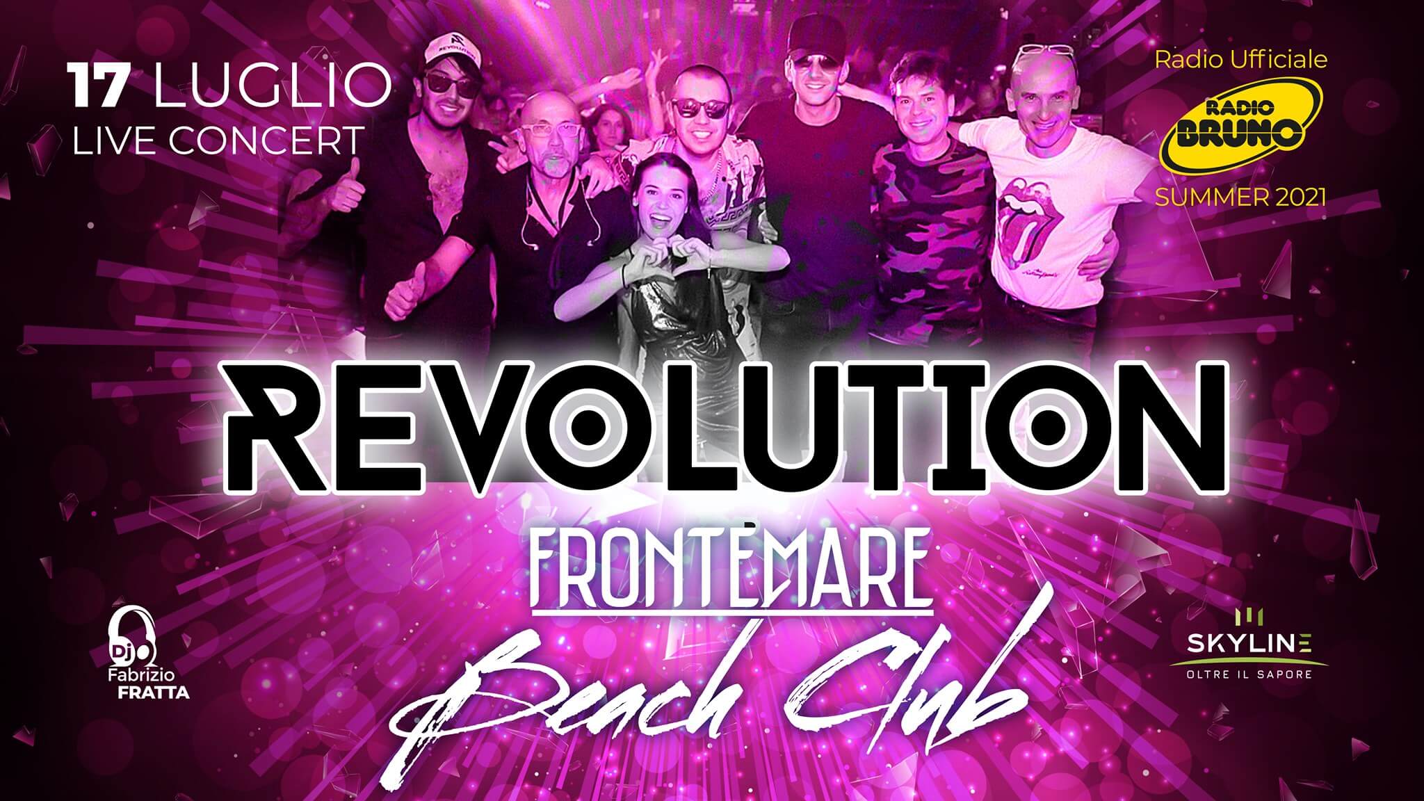 Nuovo live al Frontemare Rimini con i Revolution Band.
