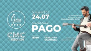 Pago in concerto all'Opera Beach Riccione