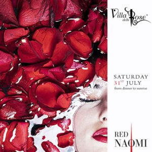 Segui la tua passione anche alla Notte rosa 2021 con Red Naomi alla Villa delle Rose.