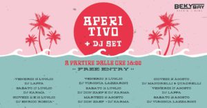 È arrivato l’ora dell’aperitivo anche al Beky Bay Bellaria. Preparati a tanta musica e tanto divertimento.