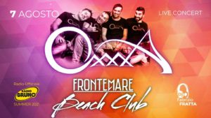 Gli Oxxxa animano il sabato d’estate al Frontemare Rimini.
