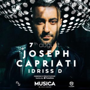 Musica Club Riccione Joseph Capriati,Idriss D