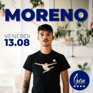 Moreno anima il nuovo venerdì dell’Opera Riccione.