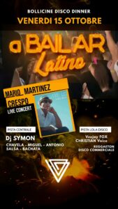 Si balla! Venerdì al Bollicine Riccione arriva A Balair con il meglio della musica latina.