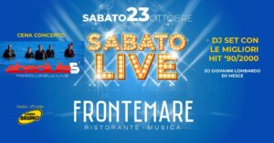 Sabato live al Frontemare Rimini con gli Absolute5.