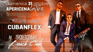 Apericena latino in stile halloween al Frontemare Rimini con i CubanFlex.