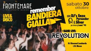 Halloween Party al Frontemare Marino con Remember Bandiera Gialla.