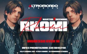 Si torna a ballare! Altromondo Studios anima la notte con Rkomi.