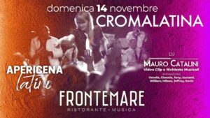 Croma latina animano il nuovo apericena latino del Frontemare Rimini.