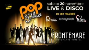 I Pop deluxe si scatenano al Frontemare Rimini con tanta musica e Deejay Set.