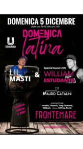 Domenica latina al Frontemare Rimini con William e Mauro Catalini.