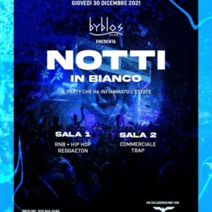 Byblos Riccione anticipa il capodanno 2022 con Notti in Bianco