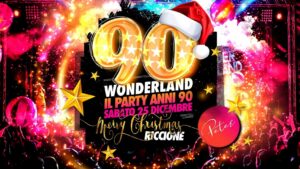 Festa di Natale al Peter Pan Riccione con la magia degli anni 90.