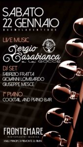 Sergio Casabianca e le Gocce in live sabato al Frontemare Rimini.