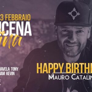 Happy Birthday Mauro Catalini. Grande festa all’apericena del Frontemare Rimini.