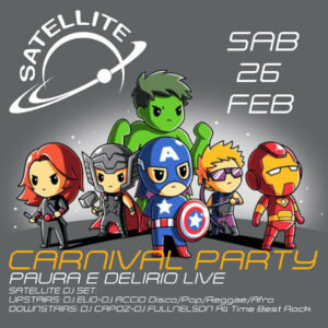 Satellite Rimini Carnival Party,Capoz,Fullnelson,Elio,Accio