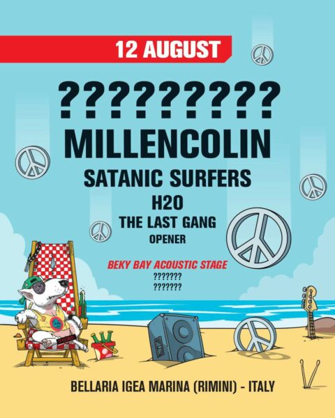 Millencolin sono i protagonisti del day 2 al BayFest 2022 del Beky Bay Bellaria.