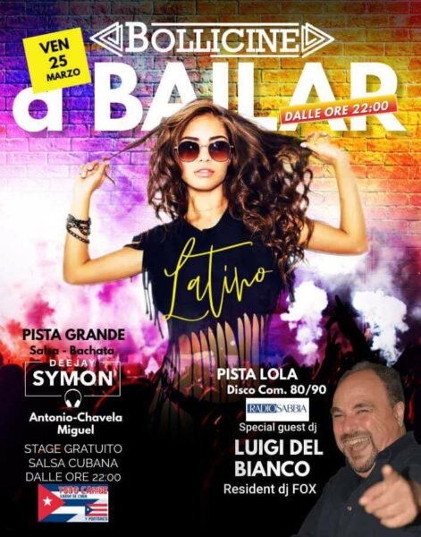 Nuovo venerdì di passione al Bollicine Riccione con A Bailar.