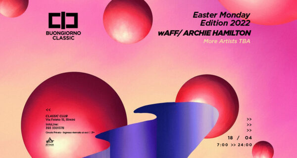 Pasqua Classic Club con le star della scena techno internazionale.