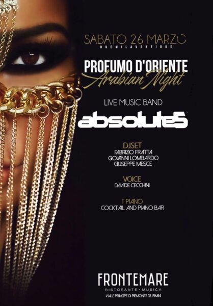 Sabato revival al Frontemare Rimini con gli Absolute5.