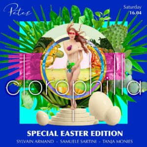 A Pasqua si balla al Peter Pan Riccione con Clorophilla Easter Edition.