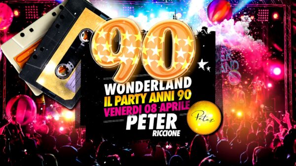 La magia degli anni 90 conquista il venerdì del Peter Pan Riccione.