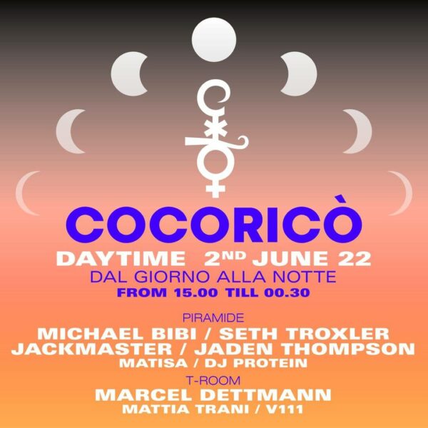 Daytime Cocorico 2022. Arriva la prima festa pomeridiana con la techno del Cocorico.