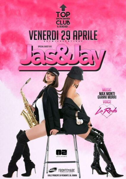 Venerdì elettronico al Frontemare Rimini con Jas & Jay.