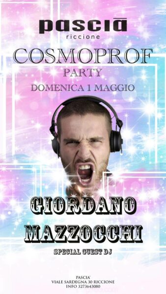 Cosmoprof Party 2022 al Pascià Riccione con Giorgio Mazzocchi.