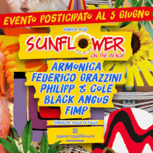 Samsara Riccione inaugura il primo Sunflower della stagione.