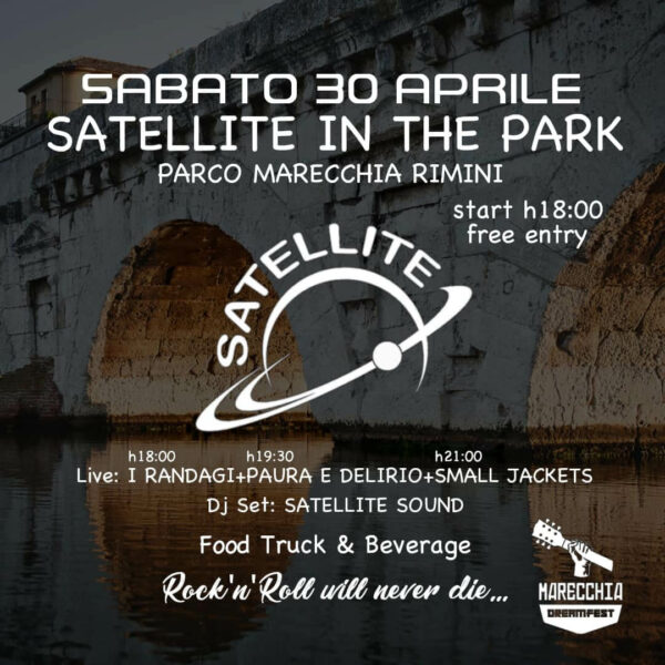 Il più grande evento Rock di Rimini sta per arrivare. Festa Satellite Rimini al parco Marecchia.