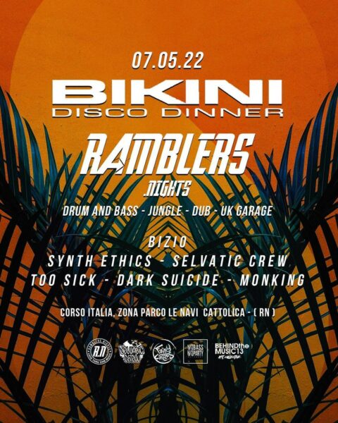 Sabato di musica elettronica sulla spiaggia del Bikini Cattolica.