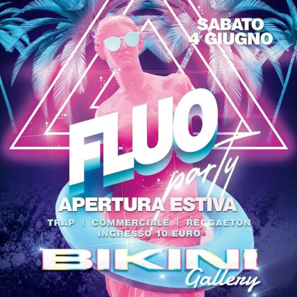 Bikini Cattolica anima il sabato sera con il Fluo Party.