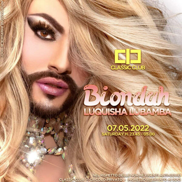 Sabato Biondah al Classic Club Rimini. Una valanga di musica techno in arrivo.