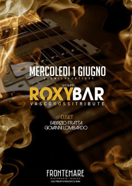 Al Frontemare Rimini arriva Roxy Bar, la cover band ufficiale di Vasco Rossi.