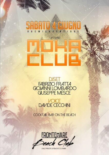 Sabato revival al Frontemare Rimini in compagnia dei Moka Club.
