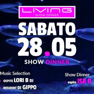 Cena e spettacolo al Living Disco Riccione con Lori B e Gippo.