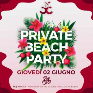 Mojito Beach Riccione Private Beach Party,Deejay Resident