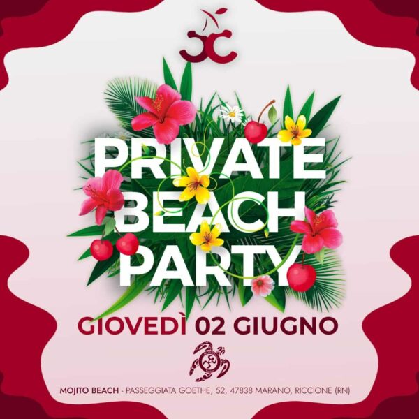 Sei pronto per il nuovo beach party del Mojito Riccione?