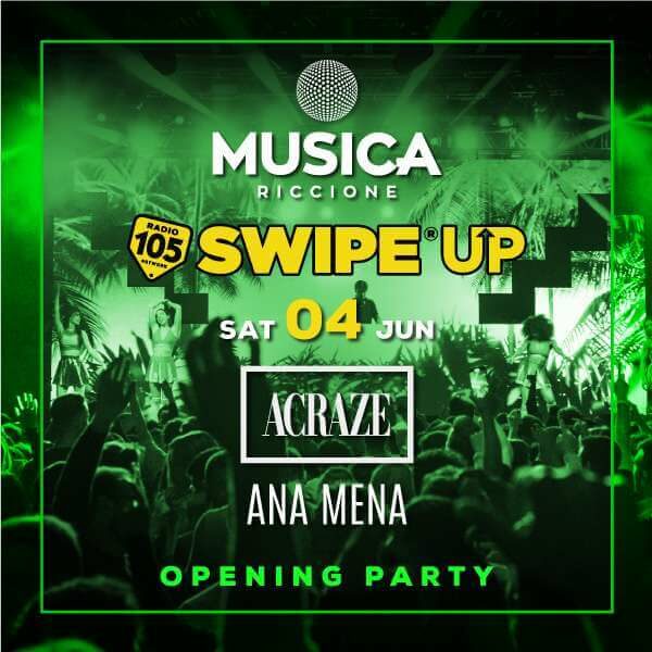 Musica Riccione apre le danze con Ana Mena e Acraze.